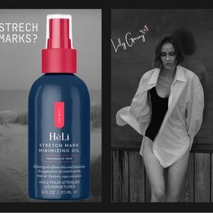 Blue Stretch Mark Minimizing Oil